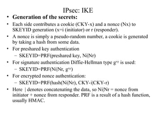 Comprehensive Overview of IPsec and IKE Protocols for Secure Key ...