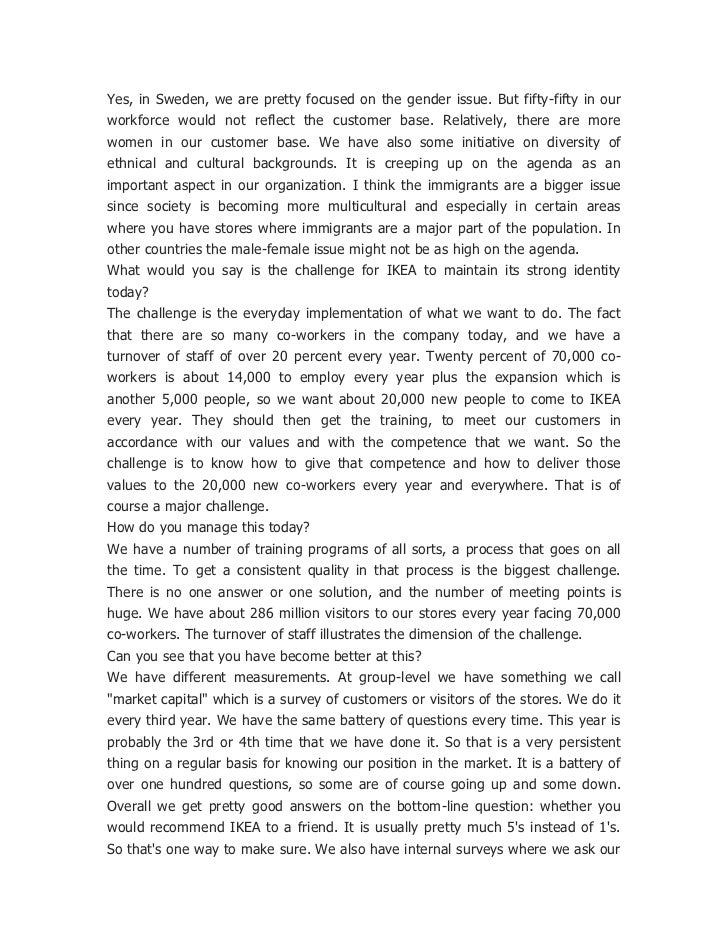 Ikea ceo anders dahlvig on international growth and ikea Ikea ceo anders dahlvig on international growth and ikea