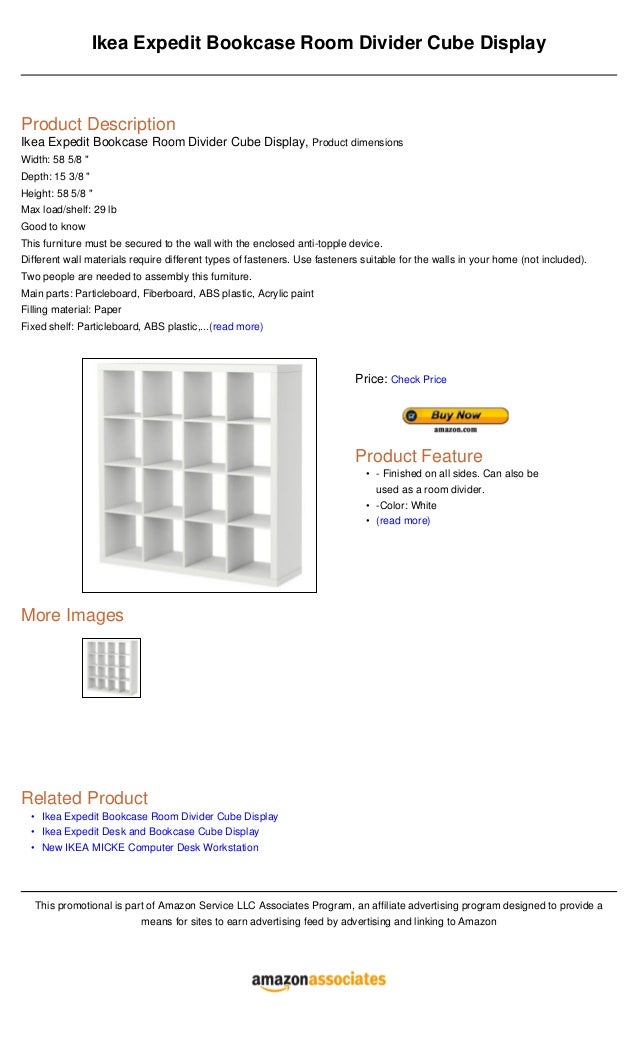 Ikea Expedit Bookcase Room Divider Cube Display