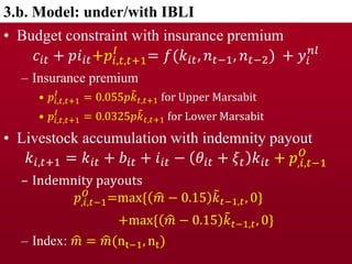Dynamic Effects of Index Based Livestock Insurance on Household Intertemporal Behavior and Welfare