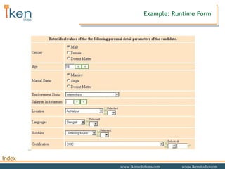 Example: Runtime Form 