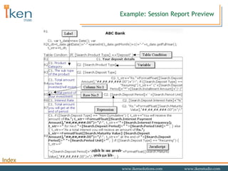 Example: Session Report Preview 