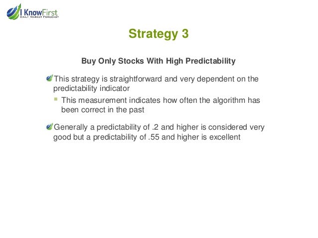Algorithmic trading strategies example