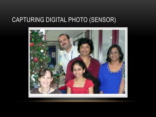CAPTURING DIGITAL PHOTO (SENSOR)
 