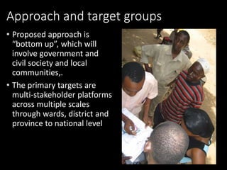 Operationalising the landscape approach for biodiversity benefits: Policy, practice and people