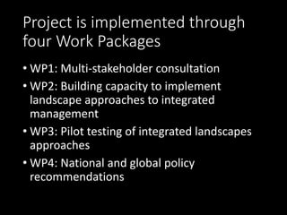 Operationalising the landscape approach for biodiversity benefits: Policy, practice and people