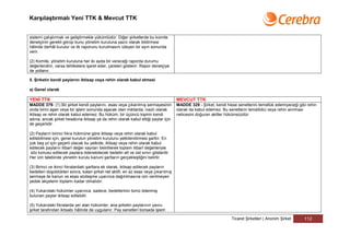 Karşılaştırmalı Yeni TTK & Mevcut TTK


sistemi çalıştırmak ve geliştirmekle yükümlüdür. Diğer şirketlerde bu komite
denetçinin gerekli görüp bunu yönetim kuruluna yazılı olarak bildirmesi
hâlinde derhâl kurulur ve ilk raporunu kurulmasını izleyen bir ayın sonunda
verir.

(2) Komite, yönetim kuruluna her iki ayda bir vereceği raporda durumu
değerlendirir, varsa tehlikelere işaret eder, çareleri gösterir. Rapor denetçiye
de yollanır.

5. Şirketin kendi paylarını iktisap veya rehin olarak kabul etmesi

a) Genel olarak

YENİ TTK                                                                            MEVCUT TTK
MADDE 379- (1) Bir şirket kendi paylarını, esas veya çıkarılmış sermayesinin        MADDE 329 - Şirket, kendi hisse senetlerini temellük edemiyeceği gibi rehin
onda birini aşan veya bir işlem sonunda aşacak olan miktarda, ivazlı olarak         olarak da kabul edemez. Bu senetlerin temellükü veya rehin alınması
iktisap ve rehin olarak kabul edemez. Bu hüküm, bir üçüncü kişinin kendi            neticesini doğuran akitler hükümsüzdür.
adına, ancak şirket hesabına iktisap ya da rehin olarak kabul ettiği paylar için
de geçerlidir.

(2) Payların birinci fıkra hükmüne göre iktisap veya rehin olarak kabul
edilebilmesi için, genel kurulun yönetim kurulunu yetkilendirmesi şarttır. En
çok beş yıl için geçerli olacak bu yetkide, iktisap veya rehin olarak kabul
edilecek payların itibarî değer sayıları belirtilerek toplam itibarî değerleriyle
 söz konusu edilecek paylara ödenebilecek bedelin alt ve üst sınırı gösterilir.
Her izin talebinde yönetim kurulu kanuni şartların gerçekleştiğini belirtir.

(3) Birinci ve ikinci fıkralardaki şartlara ek olarak, iktisap edilecek payların
bedelleri düşüldükten sonra, kalan şirket net aktifi, en az esas veya çıkarılmış
sermaye ile kanun ve esas sözleşme uyarınca dağıtılmasına izin verilmeyen
yedek akçelerin toplamı kadar olmalıdır.

(4) Yukarıdaki hükümler uyarınca, sadece, bedellerinin tümü ödenmiş
bulunan paylar iktisap edilebilir.

(5) Yukarıdaki fıkralarda yer alan hükümler, ana şirketin paylarının yavru
şirket tarafından iktisabı hâlinde de uygulanır. Pay senetleri borsada işlem

                                                                                                                 Ticaret Şirketleri | Anonim Şirket     112
 