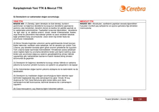 Karşılaştırmalı Yeni TTK & Mevcut TTK


G) Denetçilerin sır saklamadan doğan sorumluluğu

YENİ TTK                                                                         MEVCUT TTK
MADDE 404- (1) Denetçi, işlem denetçisi ve özel denetçi, bunların                MADDE 358 – Murakıplar, vazifelerini yaptıkları esnada öğrendikleri
yardımcıları ve bağımsız denetleme kuruluşunun denetleme yapmasına               hususları münferit pay sahiplerine ve üçüncü şahıslara ifşa etmekten
yardımcı olan temsilcileri, denetimi dürüst ve tarafsız bir şekilde yapmak ve    memnudurlar.
sır saklamakla yükümlüdürler. Faaliyetleri sırasında öğrendikleri, denetleme
 ile ilgili olan iş ve işletme sırlarını izinsiz olarak kullanamazlar. Kasten
veya ihmal ile yükümlerini ihlal edenler şirkete ve zarar verdikleri takdirde
bağlı şirketlere karşı sorumludurlar. Zarar veren kişi birden fazla ise
sorumluluk müteselsildir.

(2) Birinci fıkrada öngörülen yükümün yerine getirilmesinde ihmali bulunan
kişiler hakkında, verdikleri zarar sebebiyle, her bir denetim için yüzbin Türk
Lirasına, pay senetleri borsada işlem gören anonim şirketlerde ise üçyüzbin
Türk Lirasına kadar tazminata hükmedilebilir. İhmalleriyle zarara sebebiyet
veren kişilere ilişkin bu sınırlama denetime birden çok kişinin katılmış veya
birden çok sorumluluk doğurucu eylemin gerçekleştirilmiş olması hâlinde
uygulandığı gibi, katılanlardan bazılarının kasıtlı hareket etmiş olmaları
durumunda da geçerlidir.

(3) Denetçinin bir bağımsız denetleme kuruluşu olması hâlinde sır saklama
yükümü bu kurumun yönetim kurulunu ve üyelerini ve çalışanlarını da kapsar.

(4) Bu hükümlerden doğan tazmin yükümü sözleşme ile ne kaldırılabilir ne de
daraltılabilir.

(5) Denetçinin bu maddeden doğan sorumluluğuna ilişkin istemler rapor
tarihinden başlayarak beş yılda zamanaşımına uğrar. Ancak, fiil suç
oluşturup da Türk Ceza Kanununa göre süresi daha uzun dava
zamanaşımına tabi bulunuyorsa, tazminat davasına da o zamanaşımı
uygulanır.

(6) Ceza mevzuatının, suç ihbarına ilişkin hükümleri saklıdır.




                                                                                                              Ticaret Şirketleri | Anonim Şirket        130
 