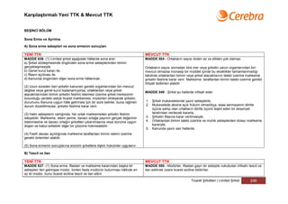 Karşılaştırmalı Yeni TTK & Mevcut TTK


BEŞİNCİ BÖLÜM

Sona Erme ve Ayrılma

A) Sona erme sebepleri ve sona ermenin sonuçları

YENİ TTK                                                                       MEVCUT TTK
MADDE 636- (1) Limited şirket aşağıdaki hâllerde sona erer:                    MADDE 504 - Ortakların sayısı ikiden az ve elliden çok olamaz.
a) Şirket sözleşmesinde öngörülen sona erme sebeplerinden birinin
gerçekleşmesiyle.                                                              Ortakların sayısı sonradan bire iner veya şirketin zaruri organlarından biri
b) Genel kurul kararı ile.                                                     mevcut olmazsa münasip bir müddet içinde bu eksiklikler tamamlanmadığı
c) İflasın açılması ile.                                                       takdirde ortaklardan birinin veya şirket alacaklısının talebi üzerine mahkeme
d) Kanunda öngörülen diğer sona erme hâllerinde.                               şirketin feshine karar verir. Mahkeme, taraflardan birinin talebi üzerine gerekli
                                                                               ihtiyati tedbirleri alabilir
(2) Uzun süreden beri şirketin kanunen gerekli organlarından biri mevcut
değilse veya genel kurul toplanamıyorsa, ortaklardan veya şirket               MADDE 549 - Şirket şu hallerde infisah eder:
alacaklılarından birinin şirketin feshini istemesi üzerine şirket merkezinin
bulunduğu yerdeki asliye ticaret mahkemesi, müdürleri dinleyerek şirketin,
durumunu Kanuna uygun hâle getirmesi için bir süre belirler, buna rağmen       1. Şirket mukavelesinde yazılı sebeplerle;
durum düzeltilmezse, şirketin feshine karar verir.                             2. Mukavelede aksine açık hüküm olmadıkça, esas sermayenin dörtte
                                                                                  üçüne sahip olan ortakların dörtte üçünü teşkil eden bir ekseriyet
(3) Haklı sebeplerin varlığında, her ortak mahkemeden şirketin feshini            tarafından verilecek kararla;
isteyebilir. Mahkeme, istem yerine, davacı ortağa payının gerçek değerinin     3. Şirketin iflasına karar verilmesiyle;
ödenmesine ve davacı ortağın şirketten çıkarılmasına veya duruma uygun         4. Ortaklardan birinin talebi üzerine ve muhik sebeplerden dolayı mahkeme
düşen ve kabul edilebilir diğer bir çözüme hükmedebilir.                          karariyle;
                                                                               5. Kanunda yazılı sair hallerde.
(4) Fesih davası açıldığında mahkeme taraflardan birinin istemi üzerine
gerekli önlemleri alabilir.

(5) Sona ermenin sonuçlarına anonim şirketlere ilişkin hükümler uygulanır.

B) Tescil ve ilan

YENİ TTK                                                                       MEVCUT TTK
MADDE 637- (1) Sona erme, iflastan ve mahkeme kararından başka bir             MADDE 550 - Müdürler, iflastan gayrı bir sebeple vukubulan infisahı tescil ve
sebepten ileri gelmişse müdür, birden fazla müdürün bulunması hâlinde en       ilan edilmek üzere ticaret siciline bildirirler.
az iki müdür, bunu ticaret siciline tescil ve ilan ettirir.
                                                                                                              Ticaret Şirketleri | Limited Şirket      246
 