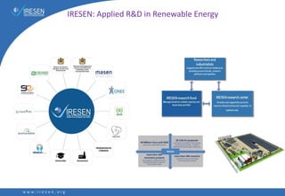 IRESEN: Applied R&D in Renewable Energy
 