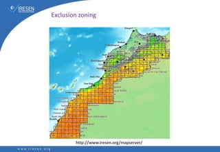Exclusion zoning
http://www.iresen.org/mapserver/
 