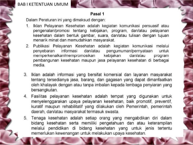 Iklan dalam komunikasi kesehatan