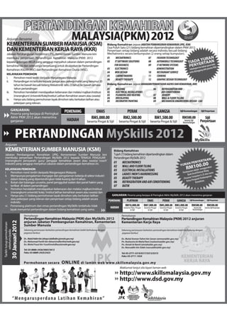 Iklan pkm & my skills 2012