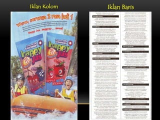 Iklan Kolom Iklan Baris
 