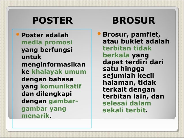 Apa Perbedaan Iklan Dan Poster Penggambar