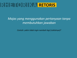 IKLAN dan RETORIKA: Majas Pertautan dan Perulangan | PDF