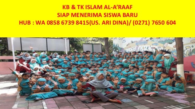 Wa 0858 6739 8415 Kelompok Bermain di Solo Taman Kanak Wa 0858 6739 8415 Kelompok Bermain di Solo Taman Kanak