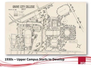 1930s – Upper Campus Starts to Develop
 