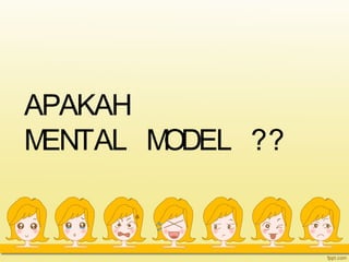 APAKAH
MENTAL MODEL ??
 
