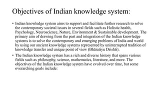 nature and importance of Indian Knowledge System | PPTX
