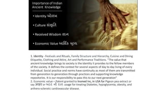 nature and importance of Indian Knowledge System | PPTX