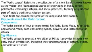 Comprehensive Overview of Indian Knowledge Systems and Vedic Traditions ...
