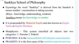 six schools of Indian Philosophy in Indian Knowledge System | PDF
