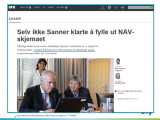 5
Kilder: SSBs befolkningsfremskrivinger
Kommunereform – A-Magasinet, Aftenposten, 28.11.2014
Sektorens utfordringsbilde
Strategi 2015-2017
 