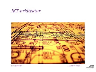 IKT-arkitektur




​Foto: Daliborlev   CC BY-NC-SA 2.0
 