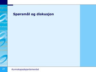 Spørsmål og diskusjon 