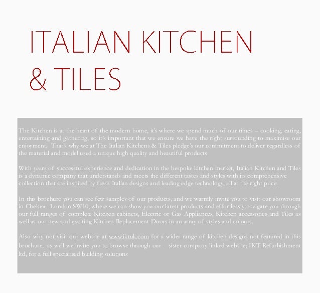 Ikt Kitchens Catalogue