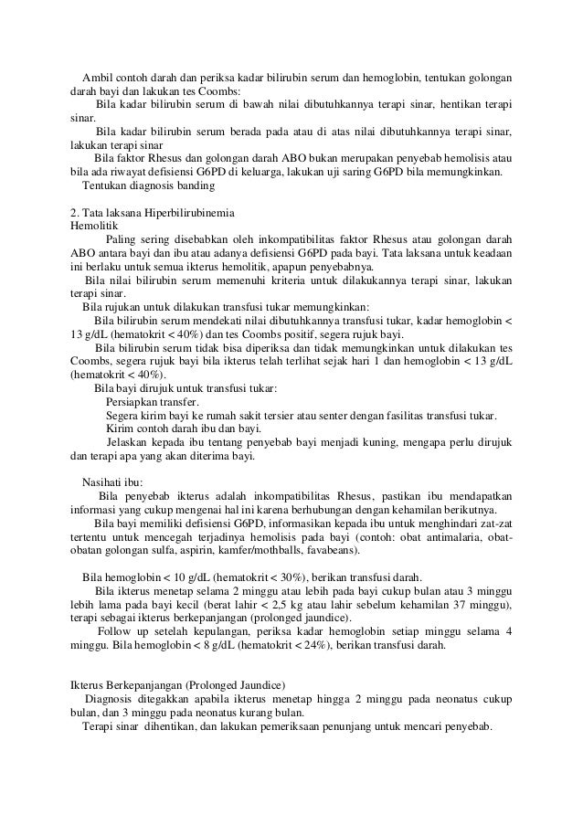 Ikterus (kuning) pada bayi baru lahir