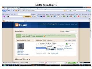 Blogaren alde pribatua. 