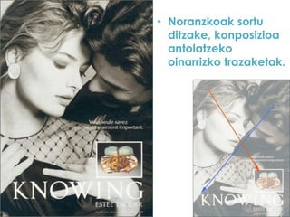 • Noranzkoak sortu
ditzake, konposizioa
antolatzeko
oinarrizko trazaketak.

 