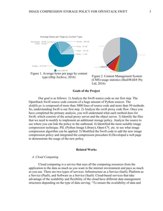 Image Compression Storage Policy for Openstack Swift | PDF