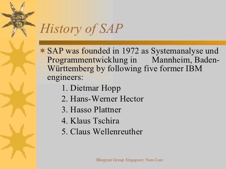 History and Evolution of ERP & SAP