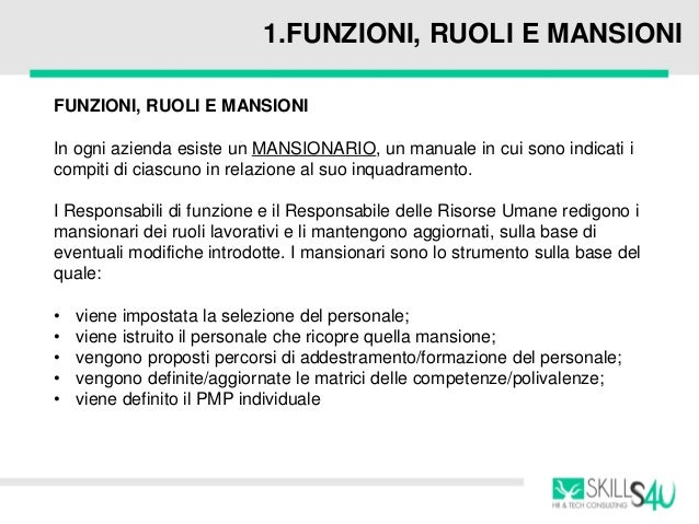 il-mansionario-aziendale