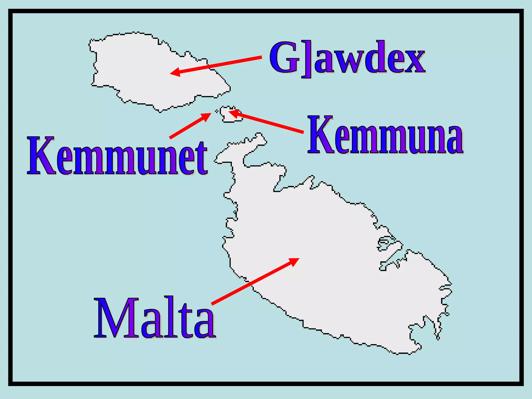 Malta G]awdex Kemmuna Kemmunet 