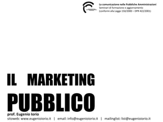 Il Marketing Pubblico | PPT