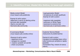 Il piano di marketing online- II Parte