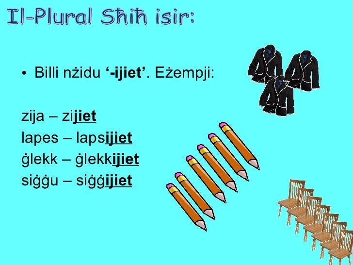 il plural