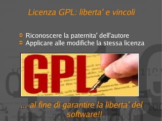 Il software libero