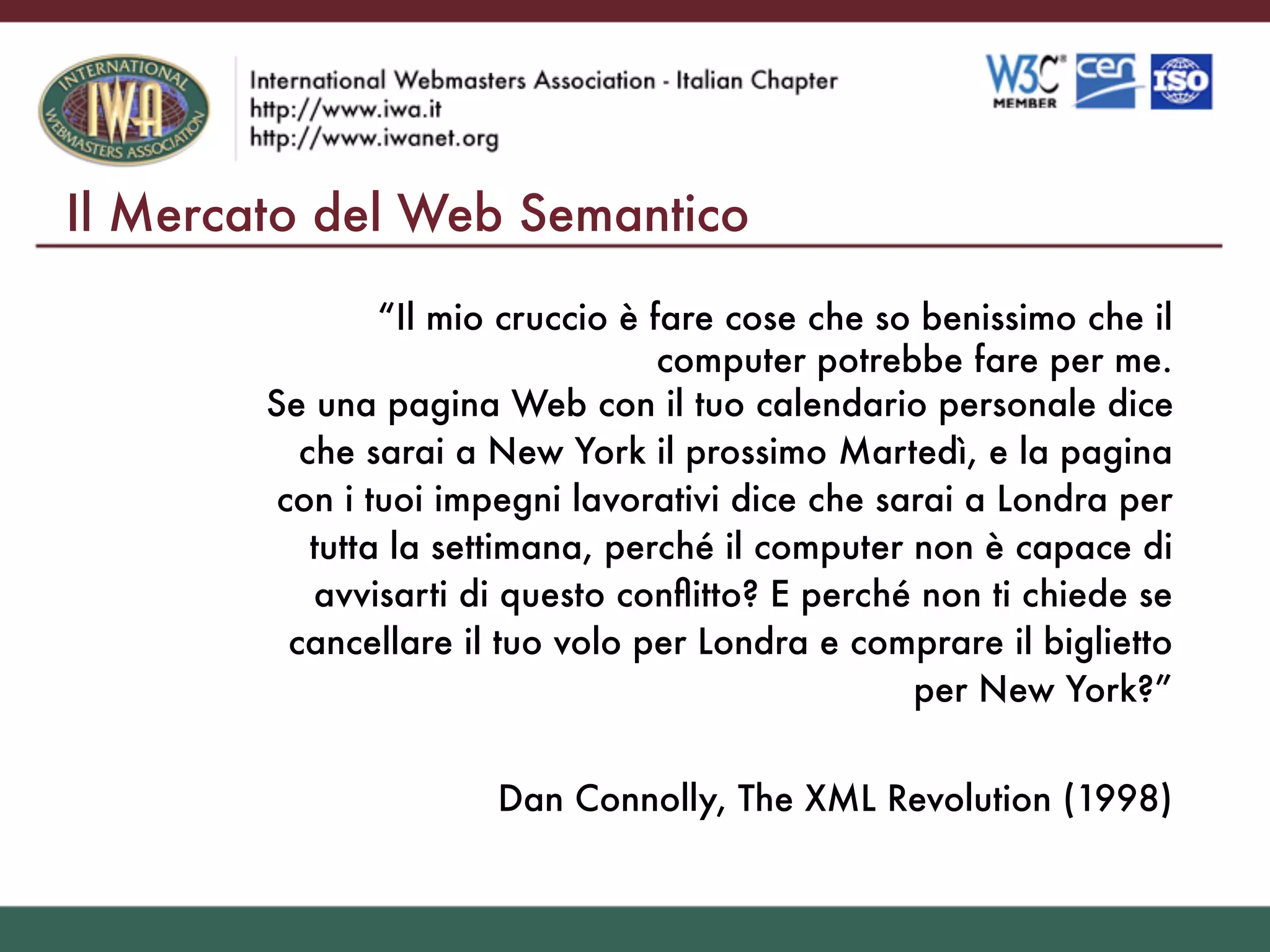 Il Web Del Futuro Visioni E Idee Sul Web Semantico