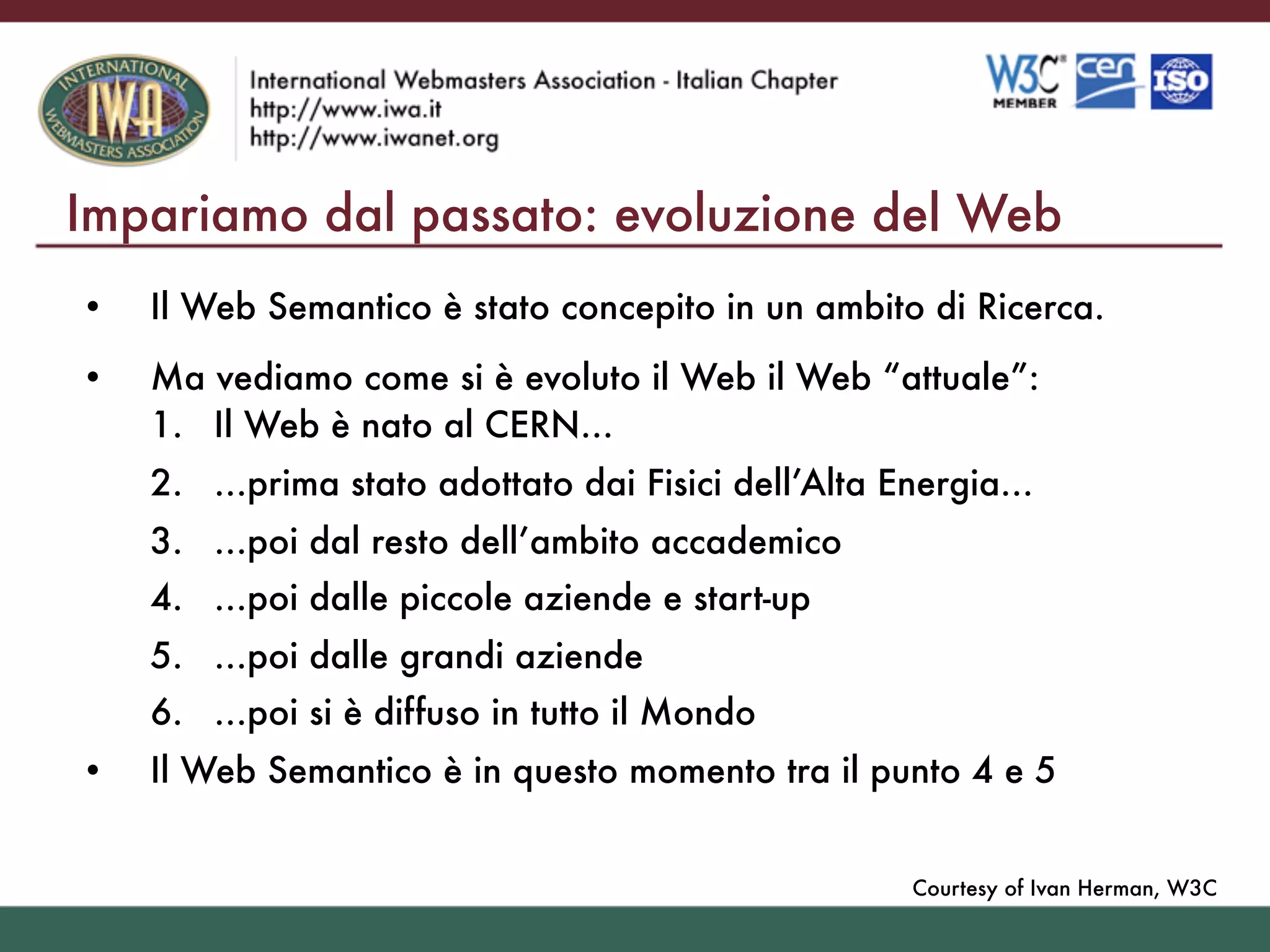 Il Web Del Futuro Visioni E Idee Sul Web Semantico