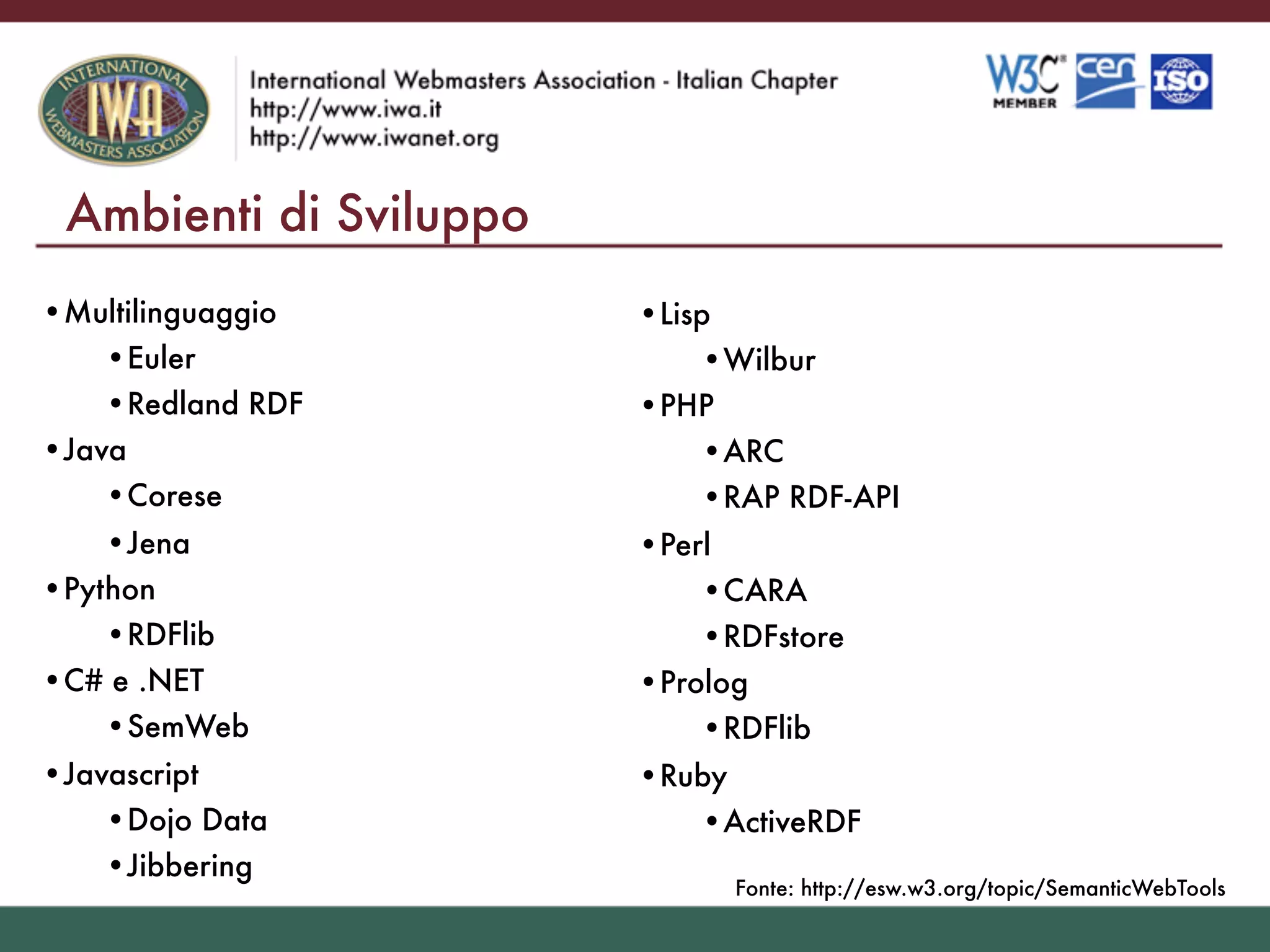 Il Web Del Futuro Visioni E Idee Sul Web Semantico