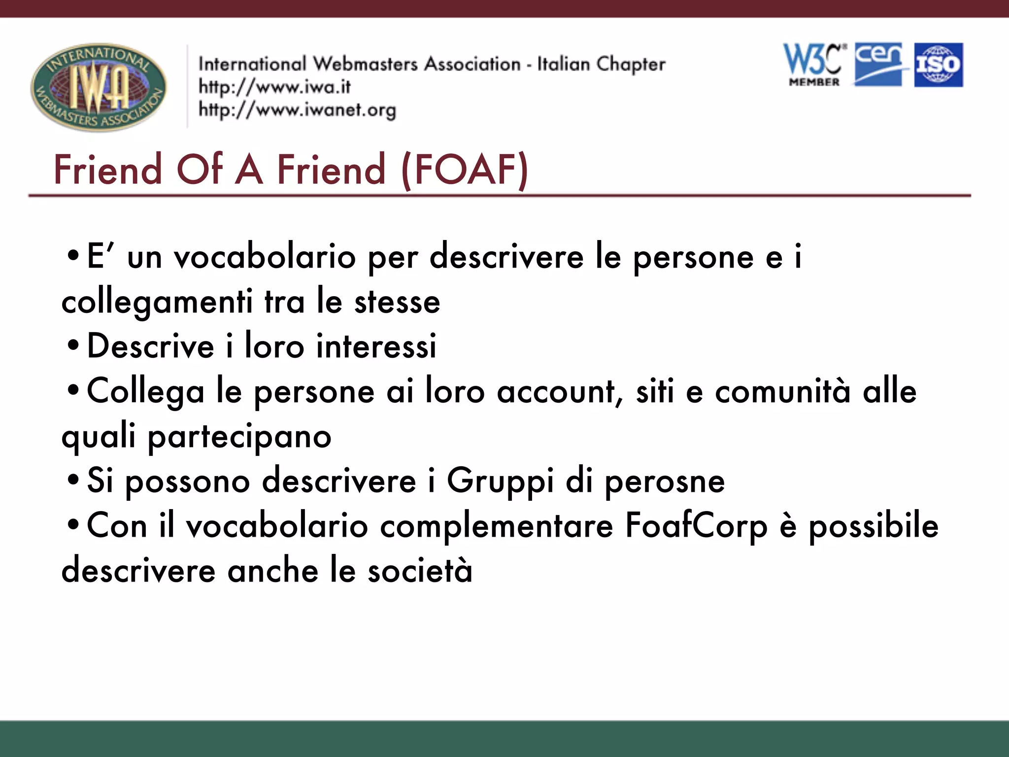 Il Web Del Futuro Visioni E Idee Sul Web Semantico