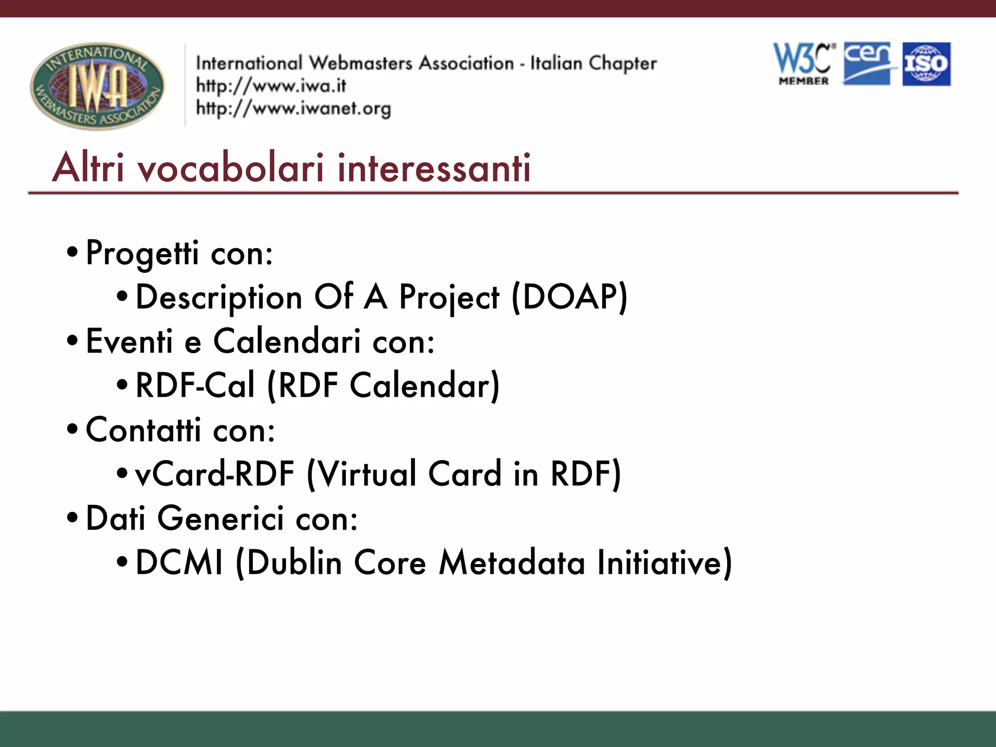Il Web Del Futuro Visioni E Idee Sul Web Semantico