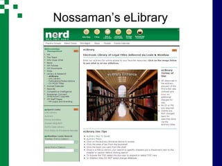 Nossaman’s eLibrary
 