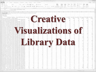 Creative
Visualizations of
 Library Data
 
