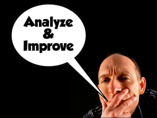 Analyze
   &
Improve
 